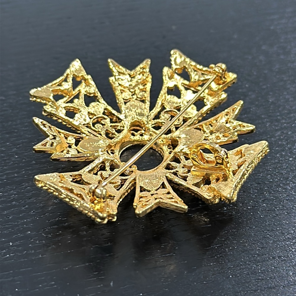 Kenneth Jay Lane Vintage Antique Brooch Pin - Picture 5 of 6